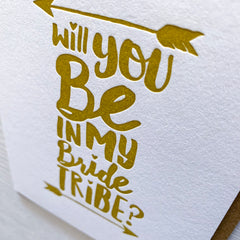 Will You Be My Bridesmaid BrideTribe Card
