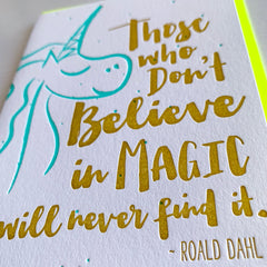 Roald Dahl Quote - Friendship Card