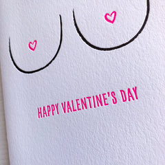 Boobs Valentines Day Card