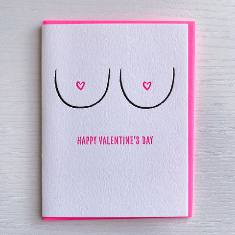 Boobs Valentines Day Card