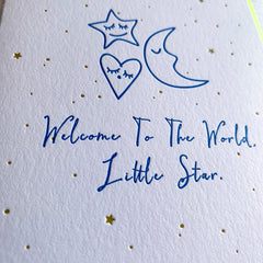 Welcome New Baby Card, Baby Shower Card