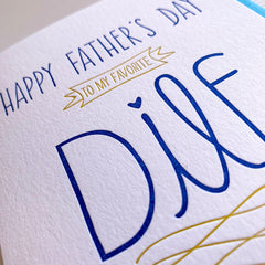 Father's Day DILF card