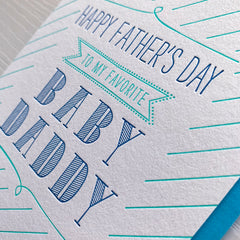Baby Daddy Father's Day Card