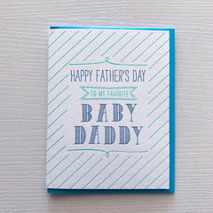 Baby Daddy Father's Day Card