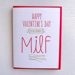 MILF Valentine's Day Card for Wife or Girlfriend