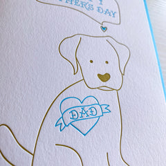 Father's Day Card from Dog