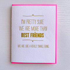 Best Friend Card - We are like a Really Small Gang