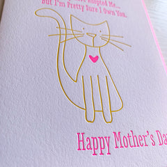 Mother's Day from Cat - Mother's Day Card