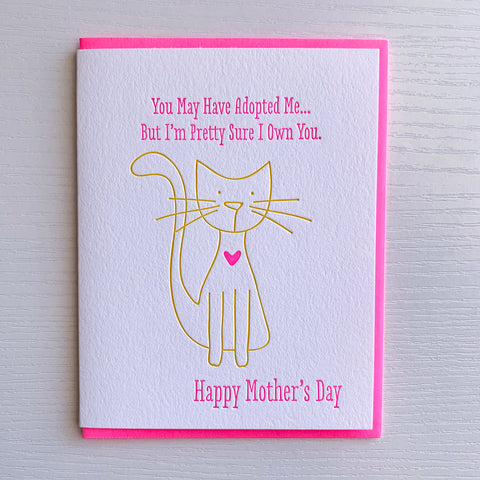 Mother's Day from Cat - Mother's Day Card