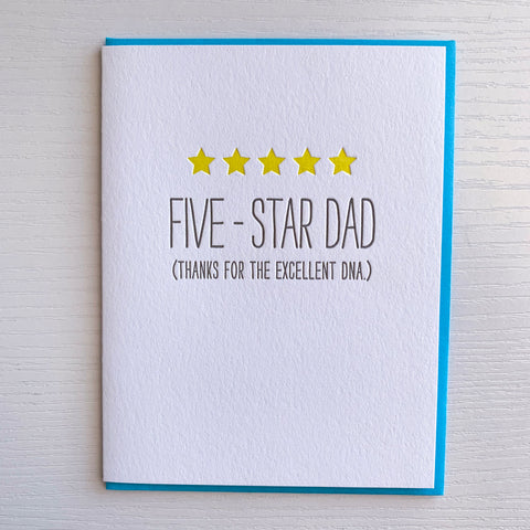 5-Star Dad Funny Father's Day Card