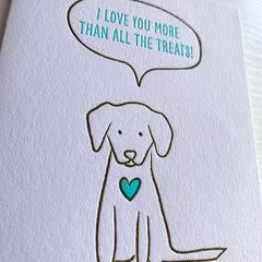 Card From The Dog For Dog Mom Or Dog Dad