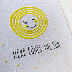 Friendship Card, Here Comes The Sun Encouragement Card